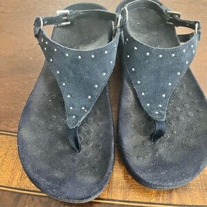 Vionic MARGOT STUDS Navy Suede Women's Sandals